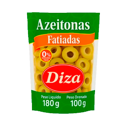 Azeitona verde fatiada sachê