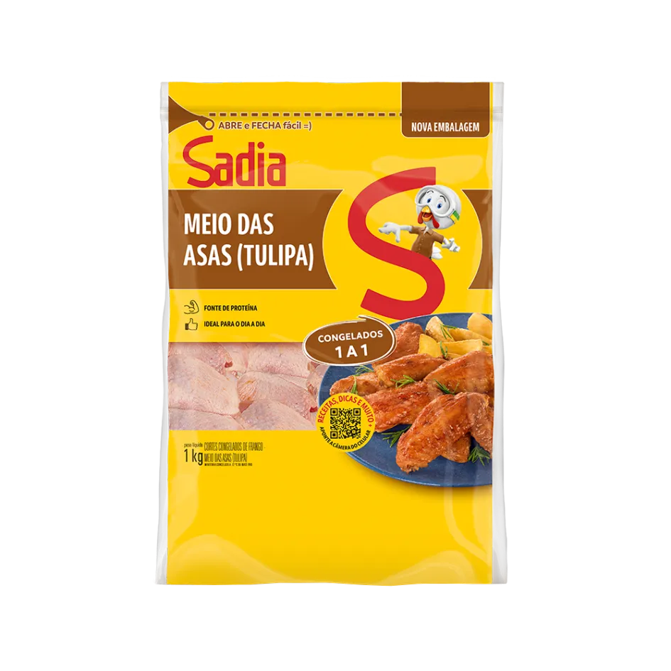 Frango meio da asa (tulipa)
