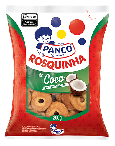 Biscoito rosquinha coco