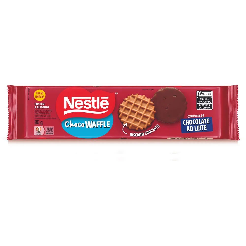 Choco waffle ao leite